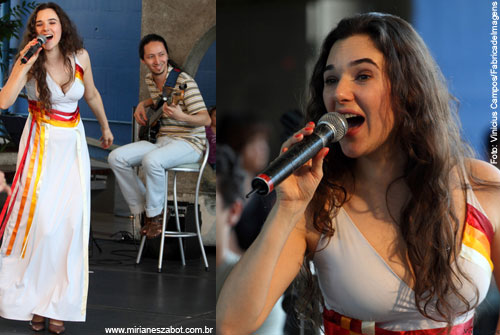 (S&atilde;o Paulo 17/10/2010 - Sesc Vila Mariana)
Show Mosaico Foto-Prosaico - Mirian&ecirc;s Zabot. Piano: Felipe Siles, Baixo: Gustavo Sato, Bateria: Jabes Felipe. Dire&ccedil;&atilde;o Art&iacute;stica: Vin&iacute;cius Piedade e Mirian&ecirc;s Zabot. Figurino: Deise Cristina Meneguzzi. Hair Stylists: Mauro de Oliveira. Produ&ccedil;&atilde;o: Fran Carlo Produ&ccedil;&otilde;es. Foto: Vinicius Campos.