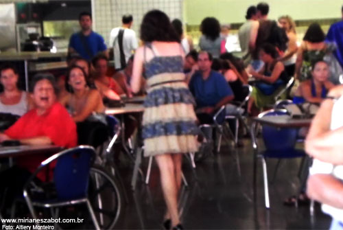 (Campinas 04/03/2012 &ndash; SESC Campinas) Show Gafieiras e Outras Verves - Mirian&ecirc;s Zabot e Banda (BAILE DE GAFIEIRA). Felipe Siles (piano), Jabes Felipe (bateria), Gustavo Sato (baixo), Vagner Luiz (saxofone) e Fernando Sirino (trompete). Hair Stylists: Mauro de Oliveira. Fotos: Altiery Monteiro. Realiza&ccedil;&atilde;o: Sesc SP. Produ&ccedil;&atilde;o: Am&aacute;lgama Cultural Ltda.